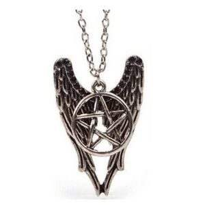 Supernatural Angel Wings Pentagram Sam Dean Cas